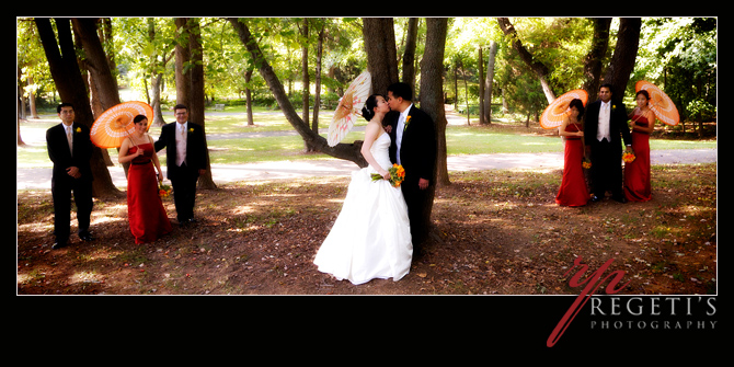 Wedding at Meadowlark Gardens Vienna Virginia