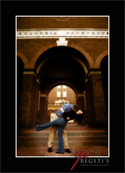 Holly and Mike, Regeti's Engagement Session in Old Town Alexandria